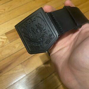 Polo by Ralph Lauren Black Buckle Belt